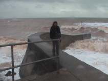 stormy seas at Sidmouth, east Devon, 2007